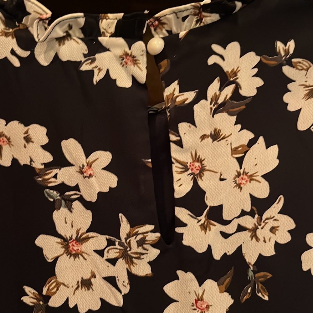 NWOT medium A line dress in deep navy - Picture 13 of 15